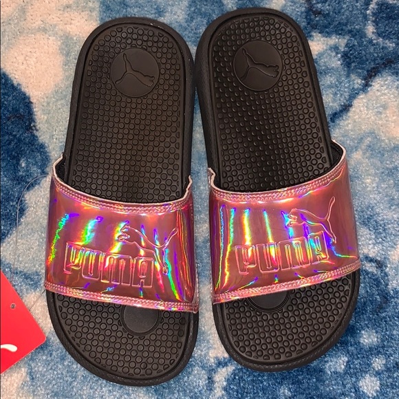 girls puma slides